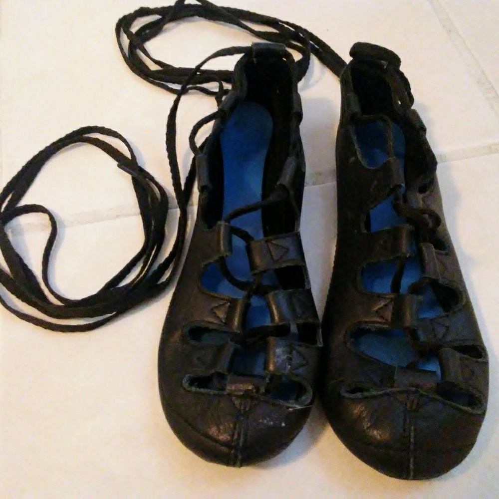 Fay Soft Black Dance Shoes Size 2 Girls